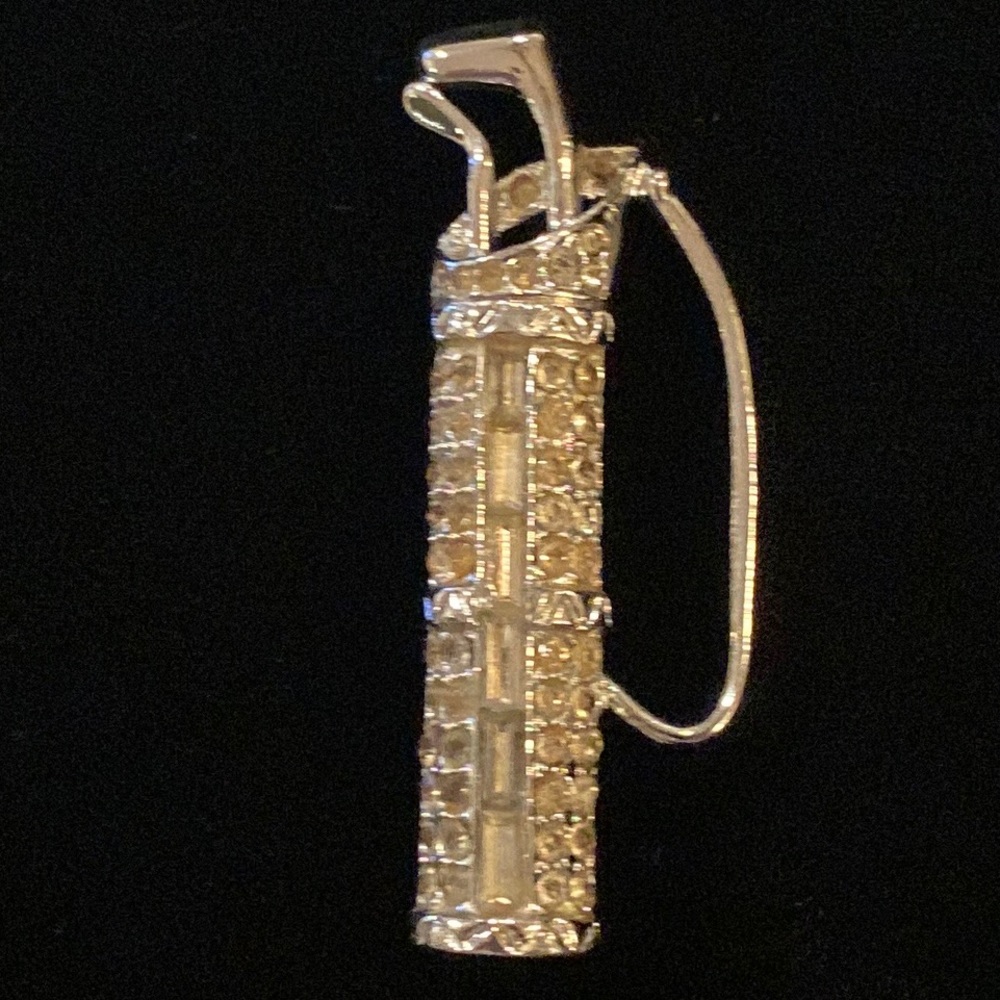 Silver Tone Cfw Golf Club Bag